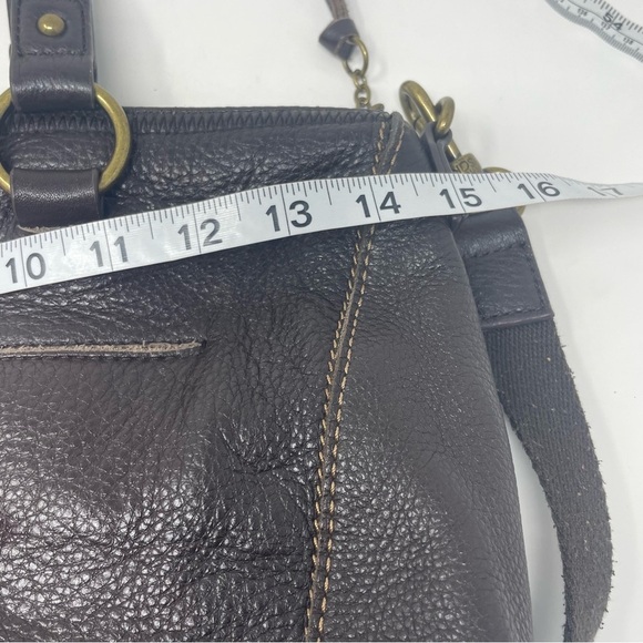 The Sak Leather Hobo Bag – Brown  Crossbody & Arm Straps - Picture 9 of 16